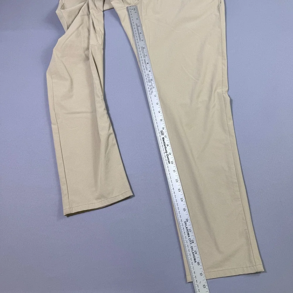 Tommy Bahama Boracay Performance Pants Mens 34x32 Tan Stretch Beach Golf Wicking